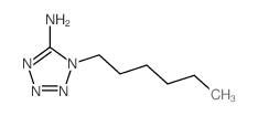 1-hexyltetrazol-5-amine Structure