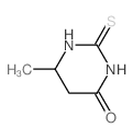 6-methyl-2-sulfanylidene-1,3-diazinan-4-one Structure