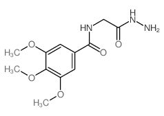 N-(hydrazinecarbonylmethyl)-3,4,5-trimethoxy-benzamide Structure
