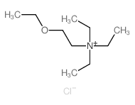 2-ethoxyethyl-triethyl-azanium Structure