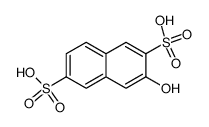 3-hydroxynaphthalene-2,6-disulphonic acid结构式