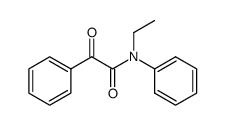 N-ethyl-2-oxo-2,N-diphenylacetamide结构式