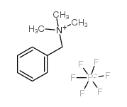 N-Benzyl-N,N,N-trimethylammonium hexafluorophosphate structure