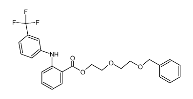 2-(2-(benzyloxy)ethoxy)ethyl 2-((3-(trifluoromethyl)phenyl)amino)benzoate结构式