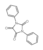 2,4,5-Imidazolidinetrione,1,3-diphenyl-结构式