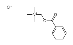 benzoyloxymethyl(trimethyl)azanium,chloride结构式