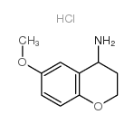 6-甲氧基苯并二氢吡喃-4-胺盐酸盐结构式