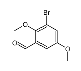 3-溴-2,5-二甲氧基苯甲醛结构式