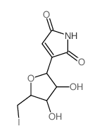 3-[3,4-dihydroxy-5-(iodomethyl)oxolan-2-yl]pyrrole-2,5-dione结构式