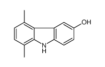 6-hydroxy-1,4-dimethylcarbazole结构式