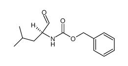 L-N-benzyloxycarbonylleucinal结构式