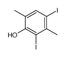 4,6-diiodo-2,5-dimethyl-phenol结构式