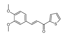 1-(2-THIENYL)-3-(3,4-DIMETHOXYPHENYL)-2-PROPEN-1-ONE结构式