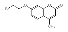 7-(2-bromoethoxy)-4-methyl-chromen-2-one结构式
