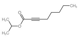 2-Octynoic acid,1-methylethyl ester Structure