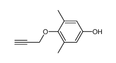 Phenol, 3,5-dimethyl-4-(2-propynyloxy)- (9CI)结构式
