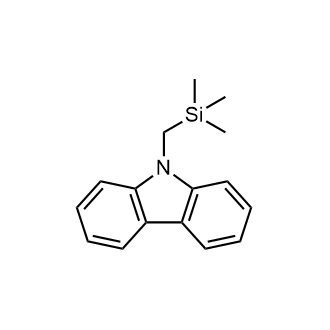 9-((三甲基甲硅烷基)甲基)-9H-咔唑结构式