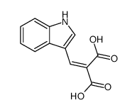 (3-indolylmethylene)malonic acid结构式