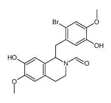 (+/-)-6'-Bromo-N-formyl-N-norreticuline Structure