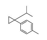 Benzene, 1-methyl-4-[1-(1-methylethyl)cyclopropyl]- (9CI)结构式