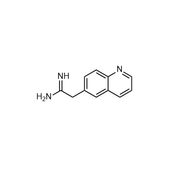 2-(喹啉-6-基)乙酰亚胺结构式