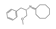 (S)-N-(1-methoxy-3-phenylpropan-2-yl)cyclooctanimine结构式