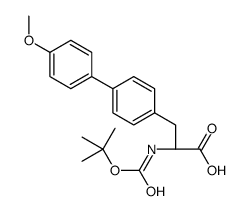 (S)-2-((叔-丁氧羰基)氨基)-3-(4-甲氧基-[1,1-二联苯]-4-基)丙酸结构式