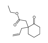 2-allyl-2-(carbethoxymethyl)cyclohexanone Structure