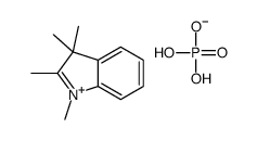 1,2,3,3-四甲基-3H-吲哚翁磷酸盐结构式