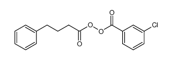 3-chlorobenzoic 4-phenylbutanoic peroxyanhydride Structure