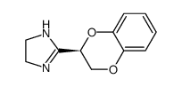(-)-Idazoxan结构式