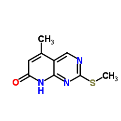 5-甲基-2-(甲基硫烷基)-7H,8H-吡啶并[2,3-d]嘧啶-7-酮结构式