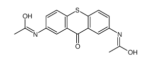 N-(7-acetamido-9-oxothioxanthen-2-yl)acetamide结构式