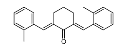 2,6-bis[(2-methylphenyl)methylene]cyclohexan-1-one Structure