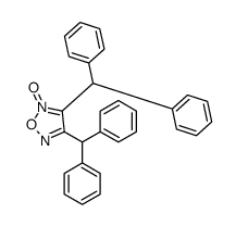 3,4-dibenzhydryl-2-oxido-1,2,5-oxadiazol-2-ium结构式