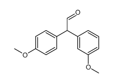 2-(3-methoxyphenyl)-2-(4-methoxyphenyl)acetaldehyde结构式