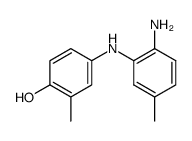 4-(2-Amino-5-methyl-anilino)-2-methyl-phenol结构式