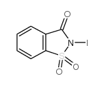 N-碘代糖精结构式