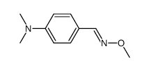 4-dimethylamino-benzaldehyde O-methyl-trans-oxime结构式