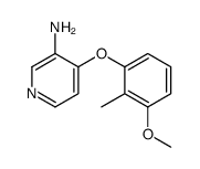 4-(3-methoxy-2-methylphenoxy)pyridin-3-amine Structure