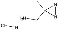 (3-methyl-3H-diazirin-3-yl)methanamine hydrochloride structure