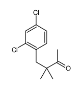 4-(2,4-dichlorophenyl)-3,3-dimethylbutan-2-one Structure