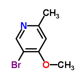 5-Bromo-4-methoxy-2-methylpyridine Structure