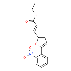 3-[5-(2-NITRO-PHENYL)-FURAN-2-YL]-ACRYLIC ACID ETHYL ESTER Structure