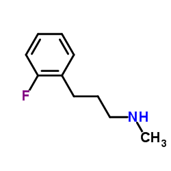 3-(2-Fluorophenyl)-N-methyl-1-propanamine结构式