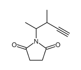 1-(3-methylpent-4-yn-2-yl)pyrrolidine-2,5-dione结构式