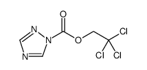 1H-1,2,4-Triazole-1-carboxylic acid, 2,2,2-trichloroethyl ester结构式