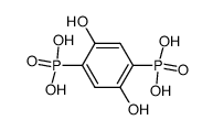 2,5-Dihydroxy-1,4-benzenediphosphonic acid Structure