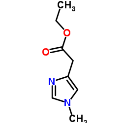 Ethyl 2-(1-methyl-1H-imidazol-4-yl)acetate Structure