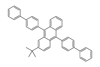 2-tert-butyl-9,10-bis(4-phenylphenyl)anthracene Structure
